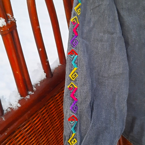 Vintage 80s Tangiers GirlsButton Down shirt - Picture 6 of 10